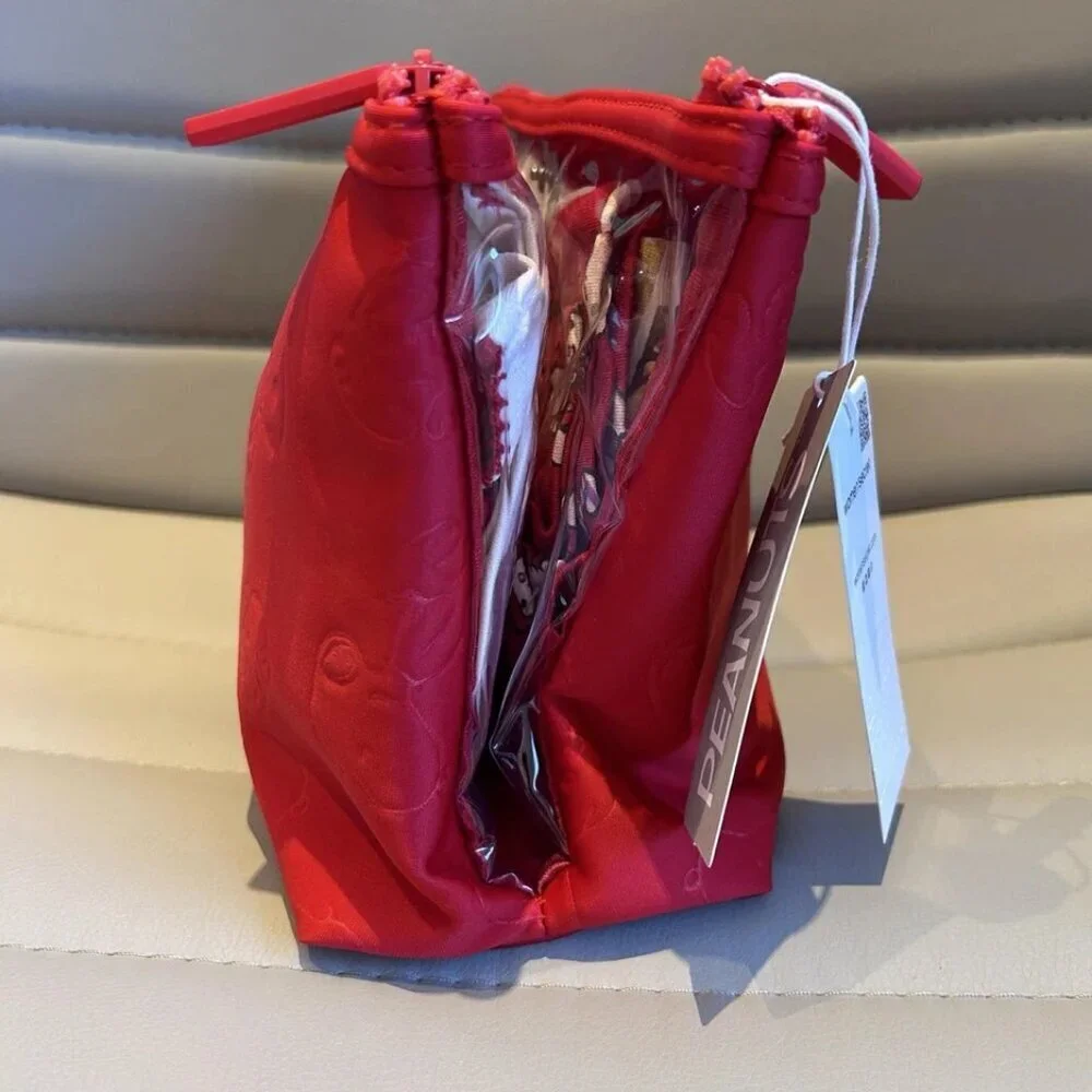 Peanuts Snoopy Red Makeup Bag